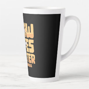 Caneca De Café Latte Colmeias de Fluxo - Abelhas