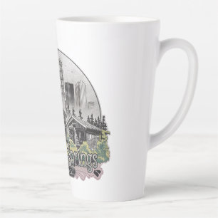 Caneca De Café Latte Colorado Primavera City Colorado State EUA