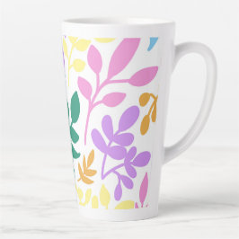Caneca De Café Latte Colorful foliage