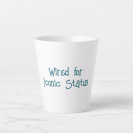 Caneca De Café Latte Com fio para Icconic Status Latte Mug