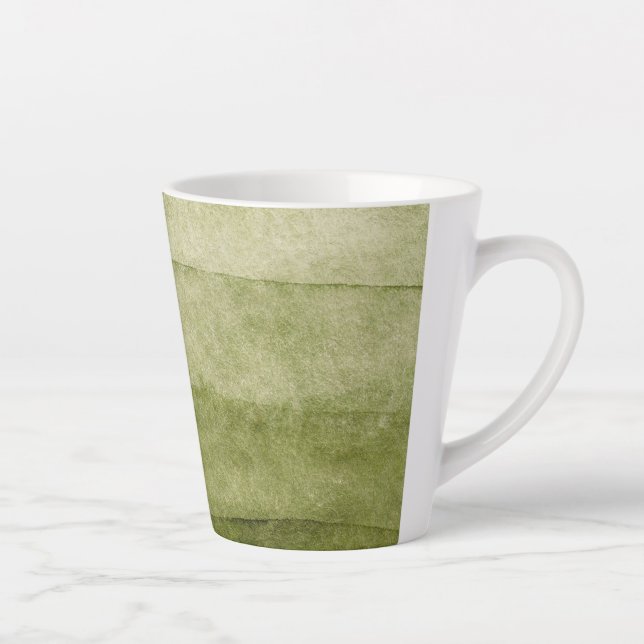 Caneca De Café Latte Combinação e Combinação Mediterrânica (Direita)