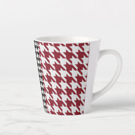 Caneca De Café Latte Combo Houndstooth