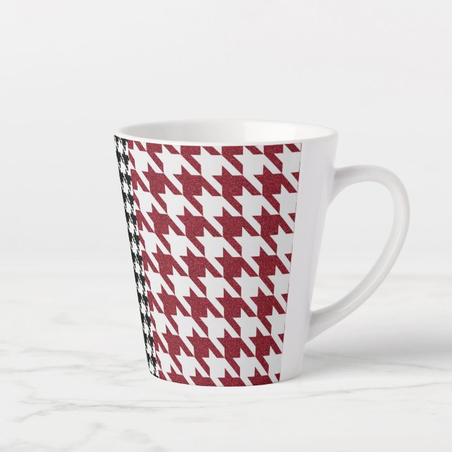Caneca De Café Latte Combo Houndstooth (Direita)