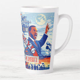 Caneca De Café Latte Commemorative 1776-2026 USA Personalized