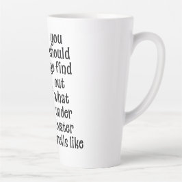 Caneca De Café Latte Como é o cheiro submarino