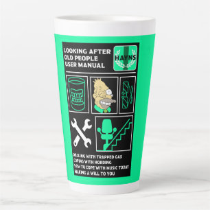 Caneca De Café Latte Como entender Pessoas antigas