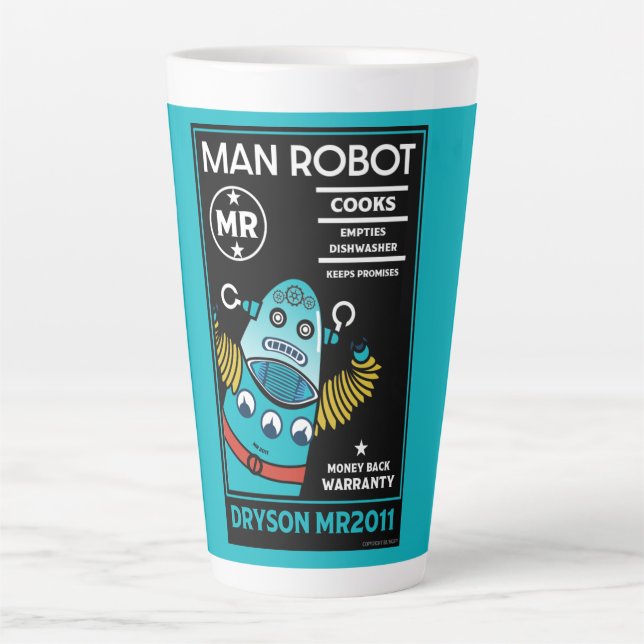 Caneca De Café Latte Como Mudar Um Homem (Frente)