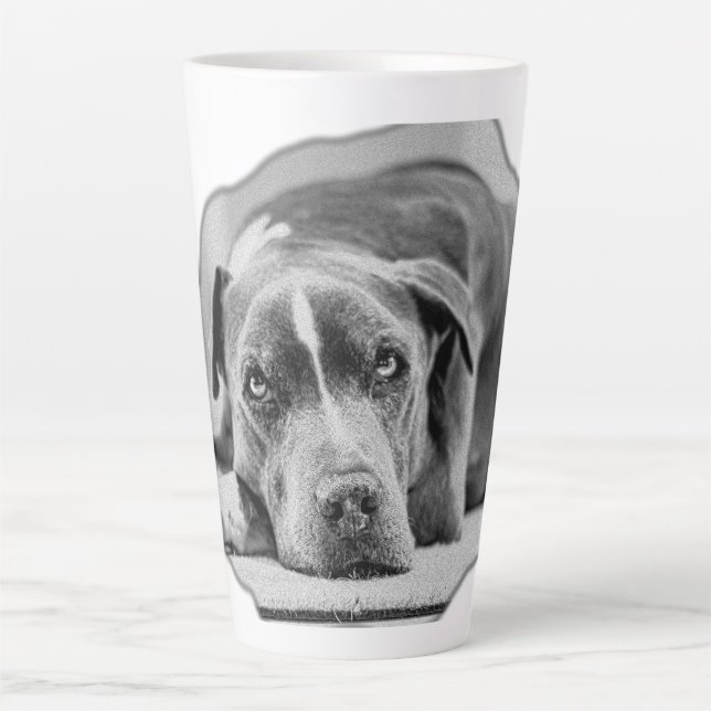 Caneca De Café Latte Companheiro Restrito (Frente)