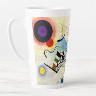 Caneca De Café Latte Composição Kandinsky 8