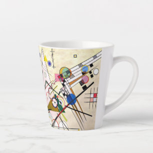 Caneca De Café Latte Composição Kandinsky 8