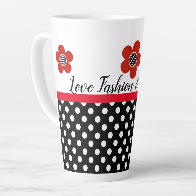 Caneca De Café Latte COMPRANDO COLHEITA DE RAINHAS Senhoras (Ângulo esquerdo)