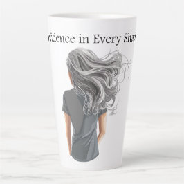 Caneca De Café Latte Confiança em todas as Cinzas