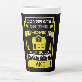 Caneca De Café Latte Congratulação de autocriação doméstica