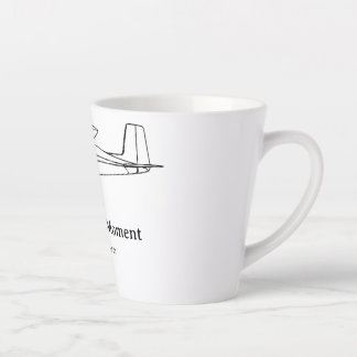 Caneca De Café Latte Conhecimento Básico de Piloto