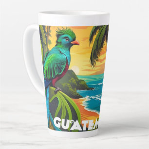 Caneca De Café Latte Conjunto de Artes Retro-Poster Wall Viagem da Guat