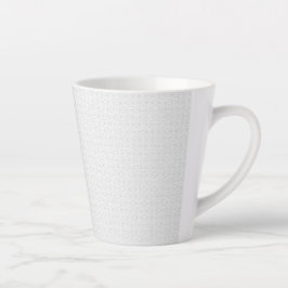 Caneca De Café Latte Conjunto de Pastas de Arquivo Branco de Luxo com M