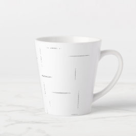 Caneca De Café Latte Conjunto de Pastas de Arquivos Personalizadas Mini