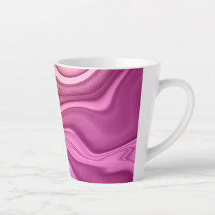 Caneca De Café Latte Conjunto de Tinta Alcoólica Papel Digital Aurora