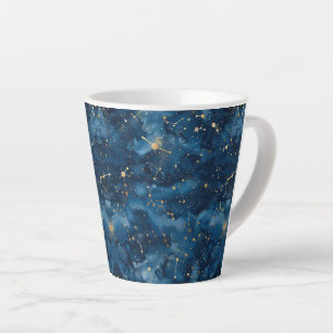 Caneca De Café Latte Constelação Celestial - Noite Estelar (7)