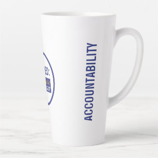 Caneca De Café Latte CONTAABILIZANDOLabs CONSCIÊNCIA RESPONSABILIDADE C
