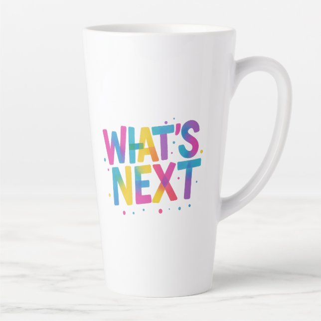 Caneca De Café Latte Continue indo à camiseta (Direita)