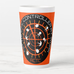Caneca De Café Latte Controlador de tráfego aéreo