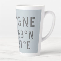 Coordenadas de Longitude do Latitude Colônia