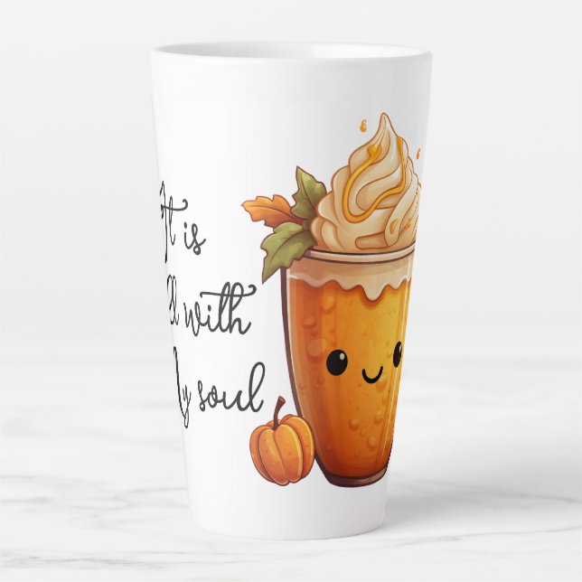 Caneca De Café Latte Copa Feliz (Frente)