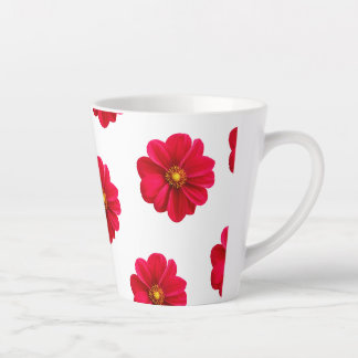 Caneca De Café Latte Copas para design de flores