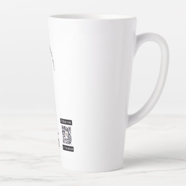 Caneca De Café Latte Copo de 12 oz Latte (Direita)