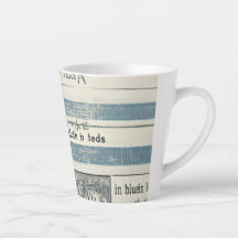 Copo de Café com Detalhes do Oceano