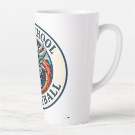 Caneca De Café Latte Copo de café Dragon X time Pickleball