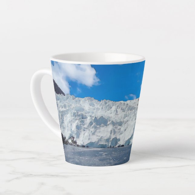 Caneca De Café Latte Copo de Café Holgate Glacier (Ângulo esquerdo)