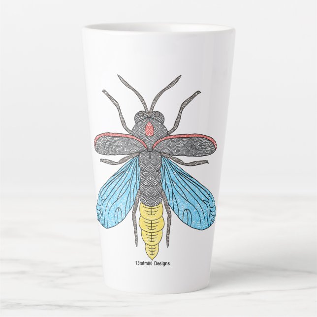 Caneca De Café Latte Copo de Café Latte Firefly (Frente)