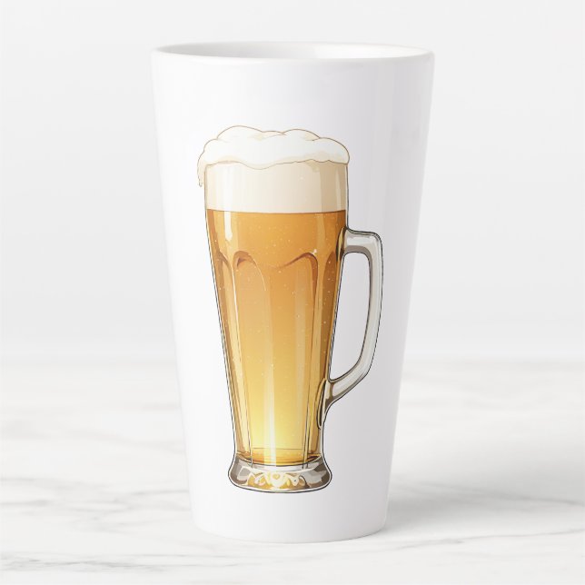Caneca De Café Latte copo de cerveja (Frente)