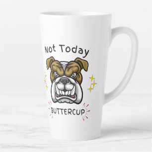 Caneca De Café Latte Copo do Bulldog Mal-Humorado, Presente para Amante