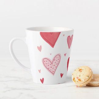 Caneca De Café Latte copo do coração