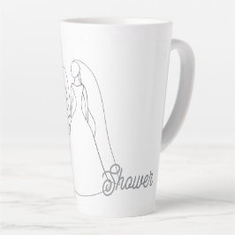 Caneca De Café Latte Copo para Chá de Noiva