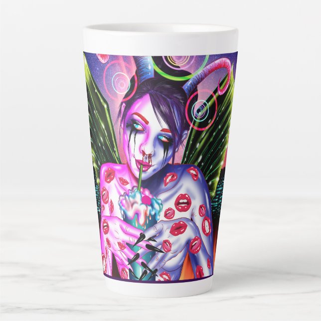 Caneca De Café Latte Coquetel (Frente)