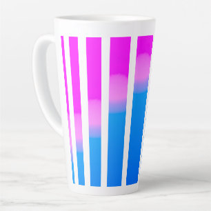Caneca De Café Latte Cor de Fundo Gradiente