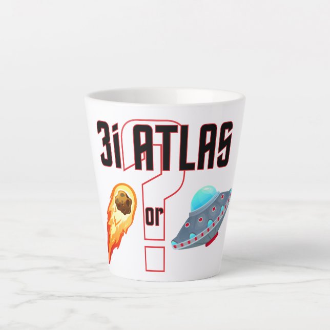 Caneca De Café Latte Cor do Atlas 3i (Frente)