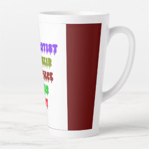 Caneca De Café Latte Corações Artistas E Arte E Alma