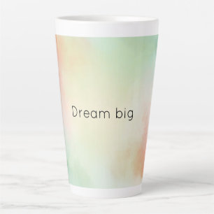 Caneca De Café Latte Corante Vermelho Amarelo Escamudo