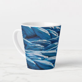 Caneca De Café Latte Corda Azul