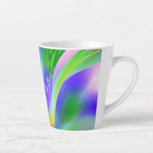 Caneca De Café Latte Cores Brilhantes Pequena Caneta Lateral