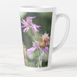 Caneca De Café Latte Corfu Lilac Wildflower