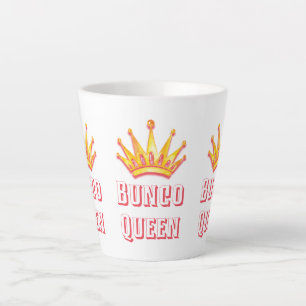 Caneca De Café Latte Coroa Real da Rainha Bunco