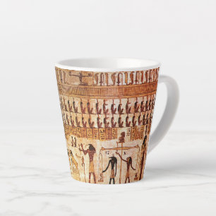 Caneca De Café Latte Corte da Morte dos Antigos Egípcios Deus Maat