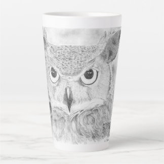 Caneca De Café Latte Coruja