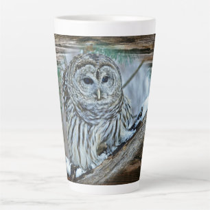 Caneca De Café Latte Coruja